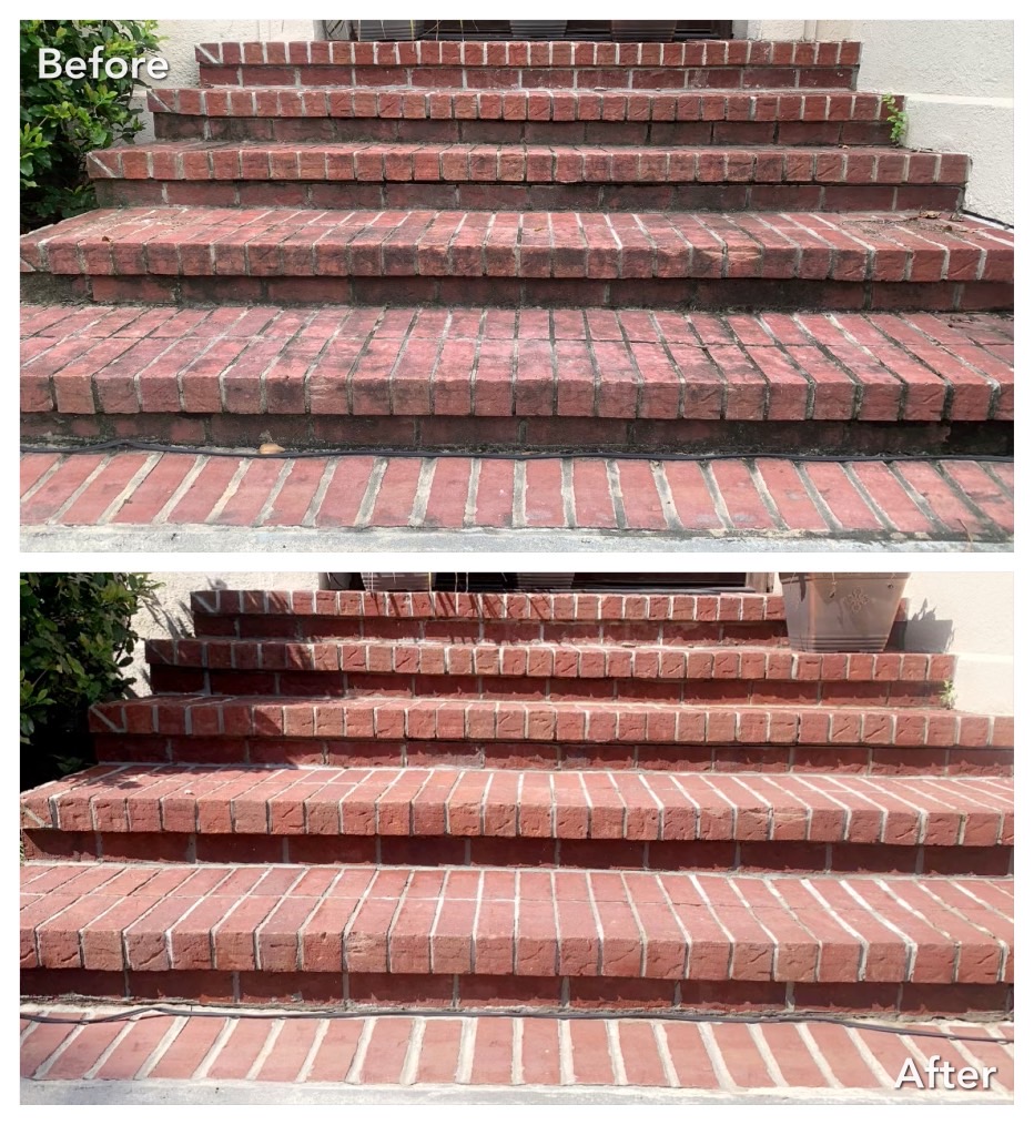 Brick Step Cleaning